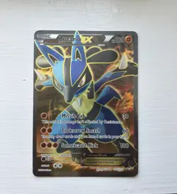 2014 Pokemon Lucario EX 107/111 Furious Fists Full Art Card. Lightly Played - Image 1