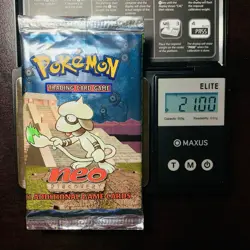 Pokemon Neo Discovery Unltd Booster Pack Sealed Smeargle Art WOTC 21.00g-HEAVY - Image 1