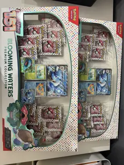 (LOT OF 2) Pokemon Scarlet & Violet 151 Blooming Waters Premium BRAND NEW - Image 1