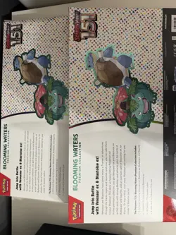 (LOT OF 2) Pokemon Scarlet & Violet 151 Blooming Waters Premium BRAND NEW - Image 2