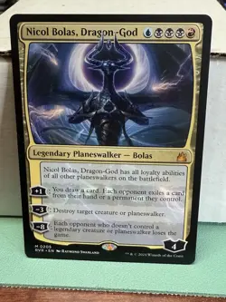 Nicol Bolas, Dragon-God - Light Play MTG Ravnica Remastered - Image 1