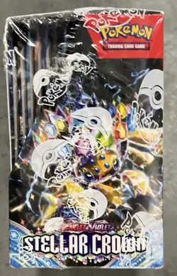 POKEMON STELLAR CROWN BOOSTER BOX FACTORY SEALED TCG SCARLET VIOLET CLEAN! - Image 2