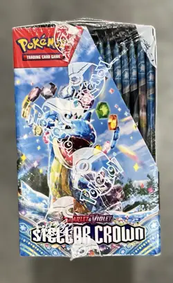POKEMON STELLAR CROWN BOOSTER BOX FACTORY SEALED TCG SCARLET VIOLET CLEAN! - Image 4