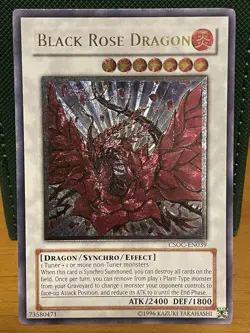 Black Rose Dragon - CSOC-EN039 - Ultimate Rare - Unlimited Edition - NM - Image 1