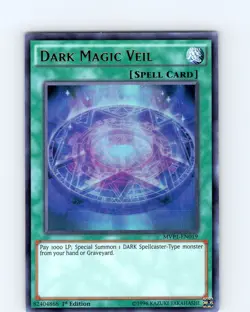 Yu-Gi-Oh TCG Dark Magic Veil MVP1-EN019 1st Edition Ultra Rare Card NM - Image 1