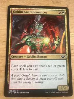 MTG Goblin Anarchomancer Regular #200/303 Modern Horizons 2 Common MH2 NM/M - Image 1
