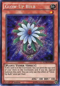 Yugioh! LP Glow-up Bulb - LC5D-EN092 - Secret Rare - 1st Edition Lightly Played, - Image 1