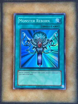 Yugioh Monster Reborn RP01-EN016 Super Rare 2024 Print NM - Image 1