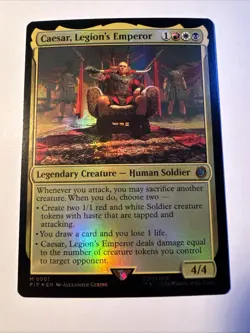 Caesar, Legion's Emperor - 1 - NM Foil - Universes Beyond: Fallout - MTG - Image 1