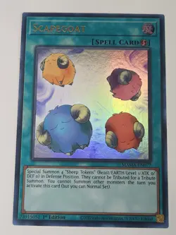 Yugioh Scapegoat Super Rare SDJ 041 1st Edition, Buy 3+ Get Free Shipping! - Image 1