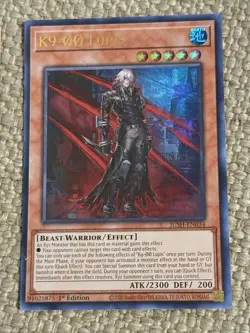 Yu-Gi-Oh! K9-17 Izuna Ultra Rare, Dracotail Lukias JUSH Field Center, Lupis NM - Image 4