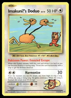 2016 Evolutions Set Pokemon Card 112 ImakuniU's Doduo LP - Image 1