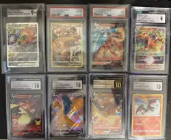 ✨HUGE 8 Graded Charizard Cards Lot CGC, PSA, SGC - No Dup - Pristine Pokemon - Image 2
