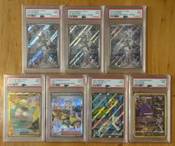 PSA 9 Graded Pokemon TCG Card Lot From 2022 - 2025 w/ Stamped Promos & SR HR SIR - Image 1
