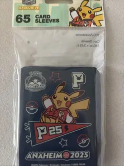 2025 Pokemon World Championship Exclusive Card Sleeves - Complete Set - Image 2