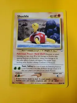 Pokemon Card Shuckle Neo Revelation 51/64 PLAYED/EXCELLENT Non-Holo Common - Image 1