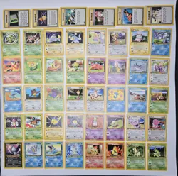 NM | "59" 1st Edition Neo Genesis Pokemon Card Lot | Starter Pokemon | Pikachu - Image 1