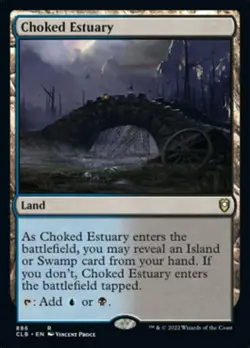 Choked Estuary NM, English MTG Commander Legends: Battle for Baldur's Gate - Image 1