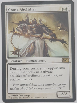 Magic The Gathering - Grand Abolisher Card - Core Set 2012 - Image 1