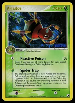 Pokemon Card - Ariados Unseen Forces 2/115 Reverse Holo Stamped - Image 1