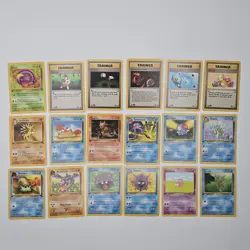 "18" 1st EDITION Fossil Pokemon Card Lot | NM-LP Condition | Rare And Uncommon - Image 1