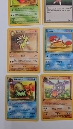 "18" 1st EDITION Fossil Pokemon Card Lot | NM-LP Condition | Rare And Uncommon - Image 2