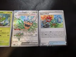 Teal Mask Ogerpon ex SVP166 Black Star Promo + Cosmos Holos Pokemon Card Set NM - Image 3