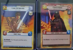 Star Wars Unlimited Gen Con 2023 exclusive promo: Darth Vader and Luke Skywalker - Image 1