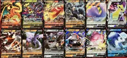 set of 12 authentic Pokemon Card Japanese Charizard V Giratina Blaziken Machamp - Image 1