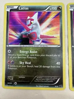 Pokemon Latios Latias DRAGON FRONTIER Stamp 9/20 10/20 Holo Foil Cards Set Of 3 - Image 2