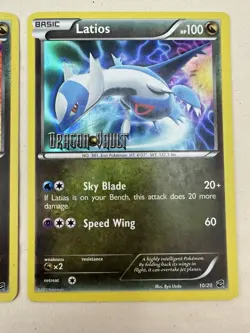 Pokemon Latios Latias DRAGON FRONTIER Stamp 9/20 10/20 Holo Foil Cards Set Of 3 - Image 4