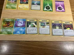 1999 Pokemon Base Set Mixed Lot of 10 Cards+ Bonus 6 1996 Japanese Pocket Rocket - Image 3