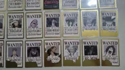 ONE PIECE Wanted Dead or Alive Card Complete set 28/28 Gold Foil Cards - Image 4