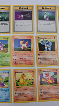 19 Vintage Pokemon Card Lot | SHADOWLES Base Set | Charmander | Squirtle | Rare - Image 2