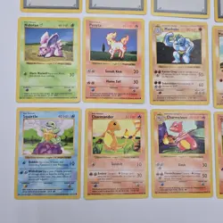 19 Vintage Pokemon Card Lot | SHADOWLES Base Set | Charmander | Squirtle | Rare - Image 3