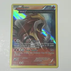 Pokemon TCG Entei - XY Ancient Origins - Holo Rare Art 15/98 LP+ Card Pokemon - Image 1