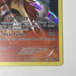 Pokemon TCG Entei - XY Ancient Origins - Holo Rare Art 15/98 LP+ Card Pokemon - Image 4