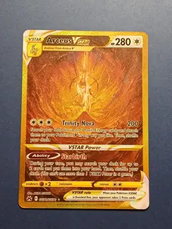 Pokemon Crown Zenith Arceus VSTAR GG70/GG70 Galarian Gallery Gold Card - Image 1