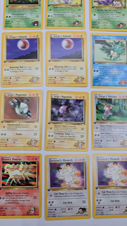 54 Vintage Pokemon Card Lot | 1st Edition Gym Challenge Set | Misty's Giovanni's - Image 2