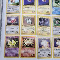 54 Vintage Pokemon Card Lot | 1st Edition Gym Challenge Set | Misty's Giovanni's - Image 3