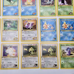 54 Vintage Pokemon Card Lot | 1st Edition Gym Challenge Set | Misty's Giovanni's - Image 4