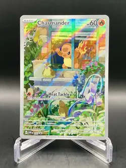 Charmander 044 Obsidian Flames Black Star Promo Full Art Holo Pokemon TCG NM/M - Image 1