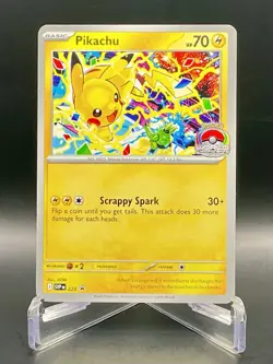 Pikachu SVP 225 World Championships (2025) Black Star Promo Pokemon TCG NM/M - Image 1