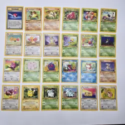 "24" 1st EDITION Jungle Pokemon Card Lot | NM-LP Condition | Rare And Uncommon - Image 1