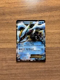 Pokemon TCG Kyurem EX BW Black Star Promos BW37 Holo Promo HP - Image 1