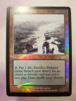 MTG Polluted Delta / Estuary Polluted Foil - Onslaught / Carnage NearMint - Image 1