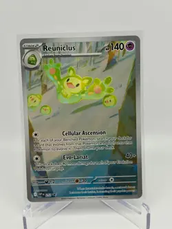Pokemon TCG Black Bolt & White Flare Tech Sticker Reuniclus Promo - Image 1