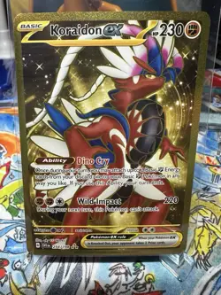 Pokemon Koraidon ex Scarlet & Violet Base Set 254/198 Hyper Rare NM - Image 1