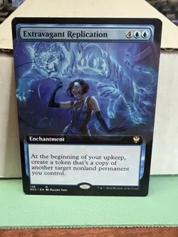 Extravagant Replication (Extended Art) Streets of New Capenna Commander MTG - Image 1