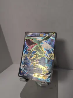 Pokemon TCG - Rayquaza EX 104/108 Full Art Ultra Rare Roaring Skies LP 2015 - Image 1